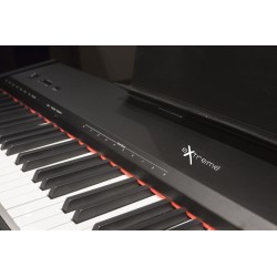 EXTREME P50 PIANOFORTE DIGITALE 88 TASTI PESATI STAGE PIANO STAND IN LEGNO GRUPPO 3 PEDALI PLAYER MP3 USB