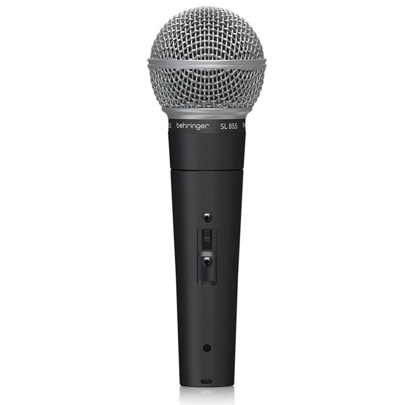 BEHRINGER SL85S MICROFONO DINAMICO CARDIOIDE SWITCH ON-OFF CON CUSTODIA