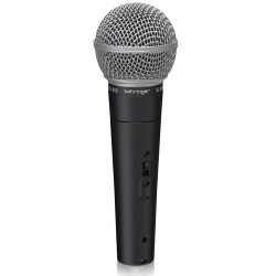 BEHRINGER SL85S MICROFONO DINAMICO CARDIOIDE SWITCH ON-OFF CON CUSTODIA