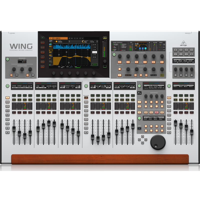 BEHRINGER WING MIXER DIGITALE 48 CANALI 8 PREAMPLIFICATORI MIDAS PRO 3 KLARK TEKNIK SUPERMAC AES50 28 BUS