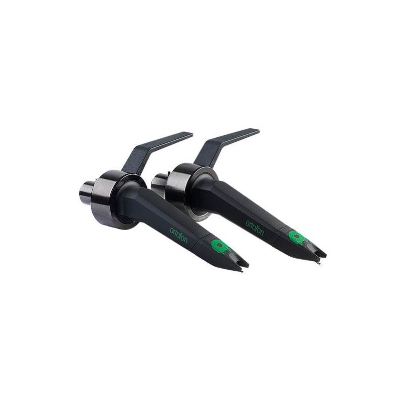 ORTOFON CONCORDE MIX MKII TWIN COPPIA DI SHELL CON TESTINE E PUNTINE SFERICHE PER DJ