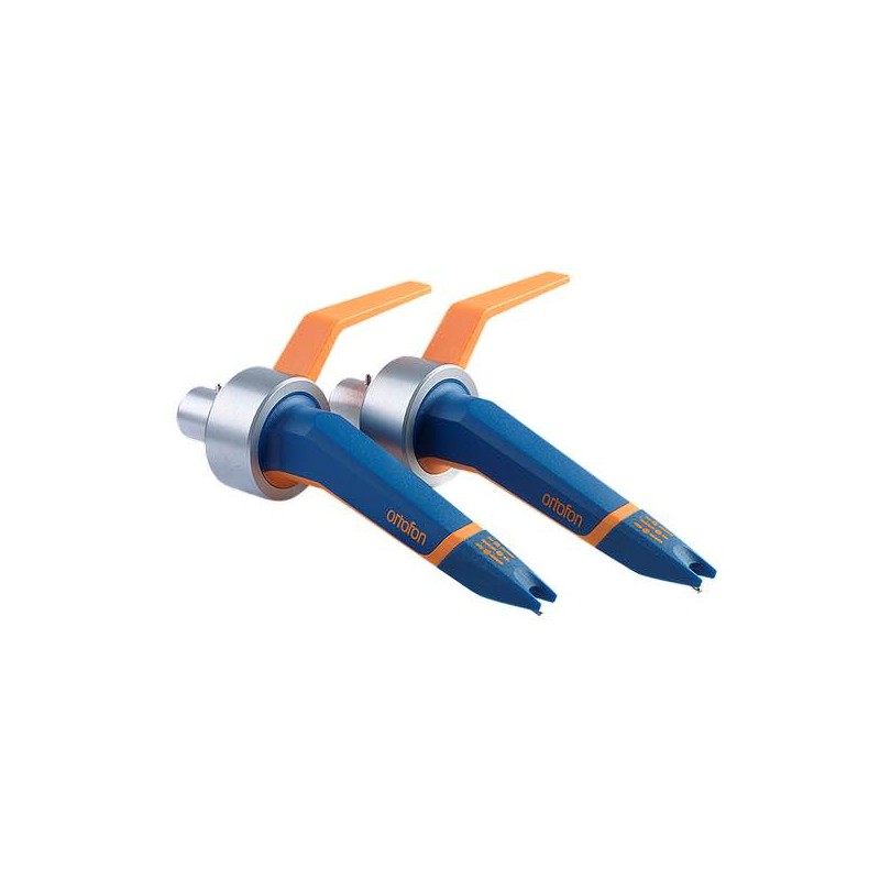 ORTOFON CONCORDE DJ MKII TWIN COPPIA DI SHELL TESTINE E PUNTINE SFERICHE PER DJ