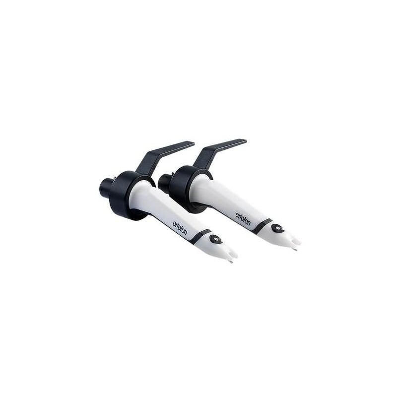 ORTOFON CONCORDE SCRATCH MKII TWIN COPPIA DI SHELL CON TESTINE E PUNTINE SFERICHE PER DJ