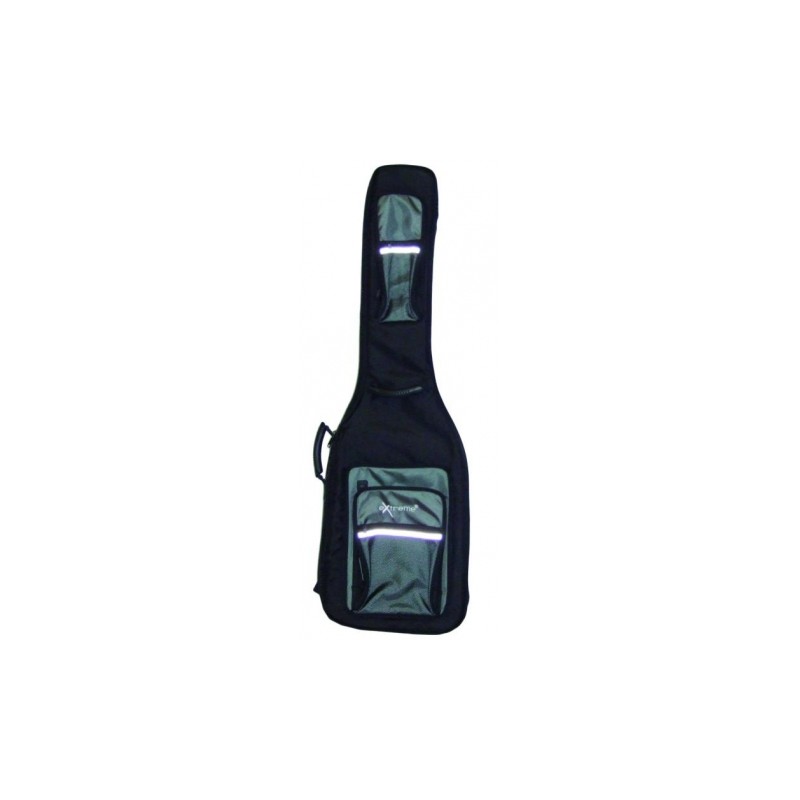 EXTREME BAG 807B CUSTODIA PROFESSIONALE PER BASSO ELETTRICO RESISTENTE IMBOTTITURA 8 mm + TASCHE ESTERNE PER ACCESSORI