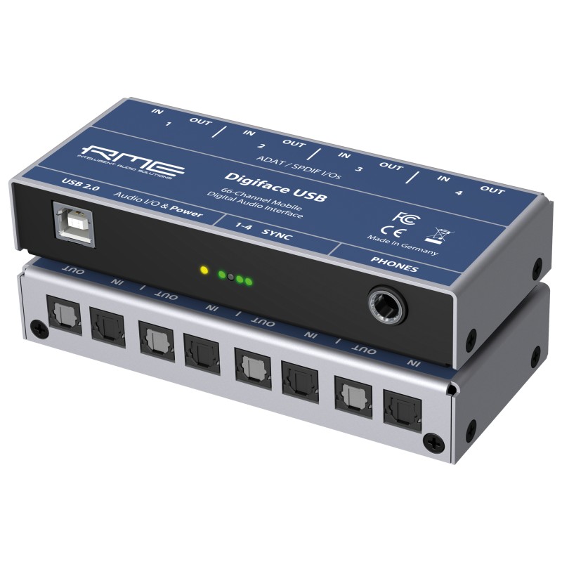 RME DIGIFACE USB INTERFACCIA AUDIO DIGITALE USB 32 IN / 32 OUT CON 4 IN / OUT OTTICI