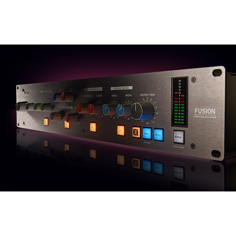 SOLID STATE LOGIC FUSION PROCESSORE RACK 2U CON 5 STRUMENTI DI COLORAZIONE ANALOGICA
