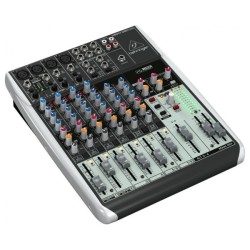 BEHRINGER XENYX Q1204-USB MIXER 12 INGRESSI 2/2 BUS 4 COMPRESSORI +48V INTERFACCIA AUDIO USB WIRELESS READY