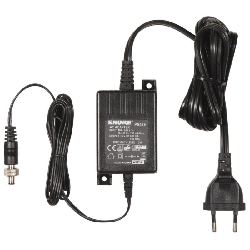 SHURE PS43E ALIMENTATORE DI RICAMBIO PER LX - SC - ULX - ULXD - UC - SBC CD