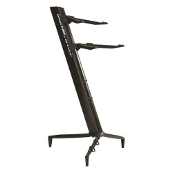 QUIKLOK SL913 BK SUPPORTO PER TASTIERE 76 TASTI A 2 LIVELLI IN ALLUMINIO NERO METALLIZZATO EX-DEMO