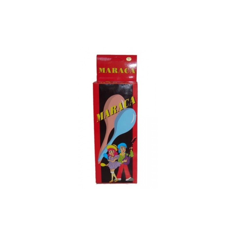 EXTREME MA1YW YELLOW COPPIA MARACAS PLASTICA GIALLE CON SCATOLA COLORATA