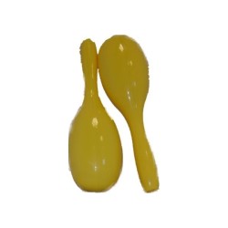 EXTREME MA1YW YELLOW COPPIA MARACAS PLASTICA GIALLE CON SCATOLA COLORATA
