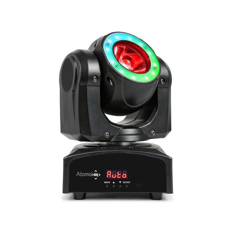 ATOMIC4DJ ML60R TESTA MOBILE BEAM A LED 60 WATT + WASH SMD