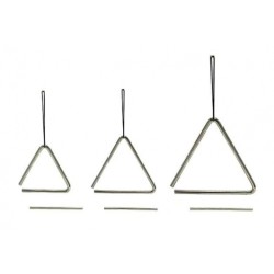 EXTREME TA06 TRIANGOLO IN ACCIAIO CON BATTENTE 15 CM