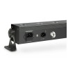 CAMEO TRIBAR 200 IR BARRA A 12 LED TRICOLORE DA 3 W IN ALLOGGIAMENTO NERO CON TELECOMANDO IR