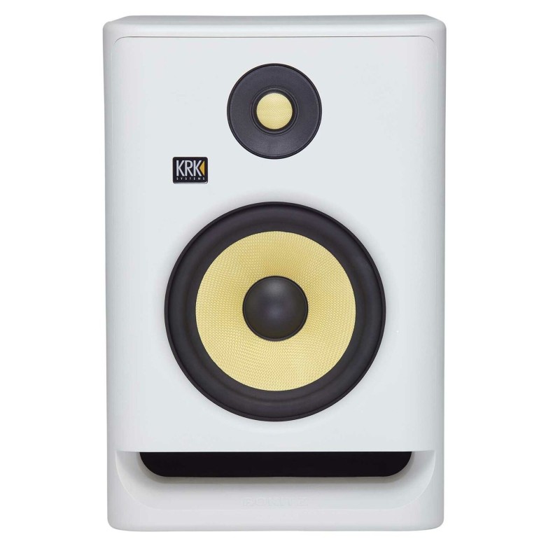 KRK RP7-G4 WH ROKIT MONITOR DA STUDIO 145 WATT BIAMPLIFICATO WOOFER 7" + DSP ROOM TUNING TRAMITE APP