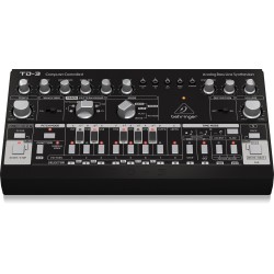 BEHRINGER TD-3 BK NERO SINTETIZZATORE ANALOGICO DI BASSI CON STEP SEQUENCER ARPEGGIATORE E FILTRO RISONANTE