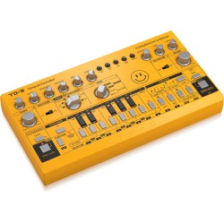 BEHRINGER TD-3 AM GIALLO SINTETIZZATORE ANALOGICO DI BASSI CON STEP SEQUENCER ARPEGGIATORE E FILTRO RISONANTE