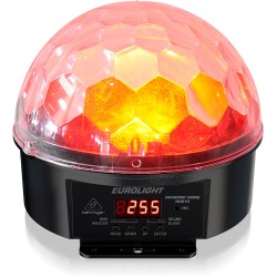 BEHRINGER DIAMOND DOME DD610 EFFETTO LUCE LED CRYSTAL MAGIC BALL MEZZA SFERA RGBWAUV 6IN1 12W