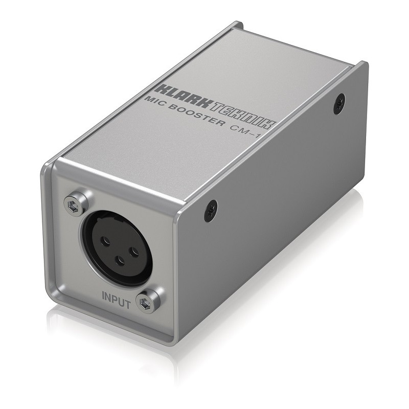 KLARK TEKNIK MIC BOOSTER CM1 PREAMPLIFICATORE CON GUADAGNO +25dB PER MICROFONI
