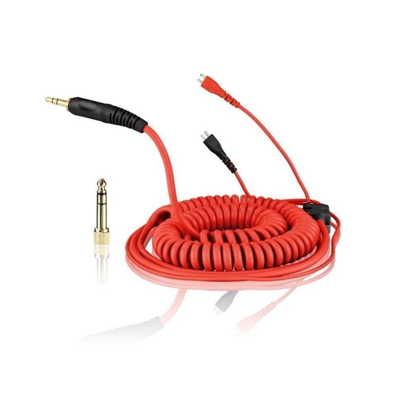 ZOMO HD25 CAVO DI RICAMBIO DELUXE PER SENNEHISER HD 25 A SPIRALE 3.5 MT ROSSO