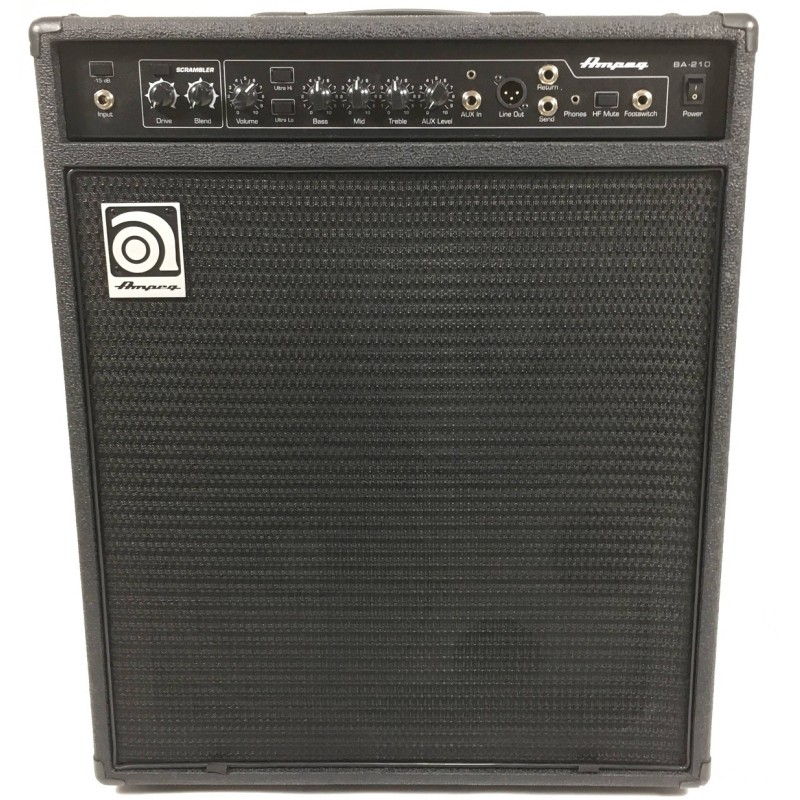 AMPEG BA210 AMPLIFICATORE COMBO PER BASSO 450W 2 CUSTOM 10" 1"HF BA-210