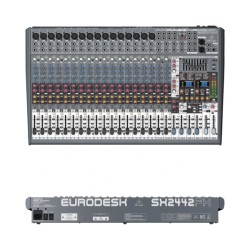 BEHRINGER SX2442FX-PRO MIXER EURODESK 24 CANALI 4 BUS DOPPIO PROCESSORE EFFETTI