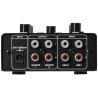 OMNITRONIC GNOME 202P BLACK MINI MIXER DJ 2 CANALI STEREO CON LETTORE MP3 USB