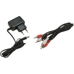OMNITRONIC GNOME 202P BLACK MINI MIXER DJ 2 CANALI STEREO CON LETTORE MP3 USB