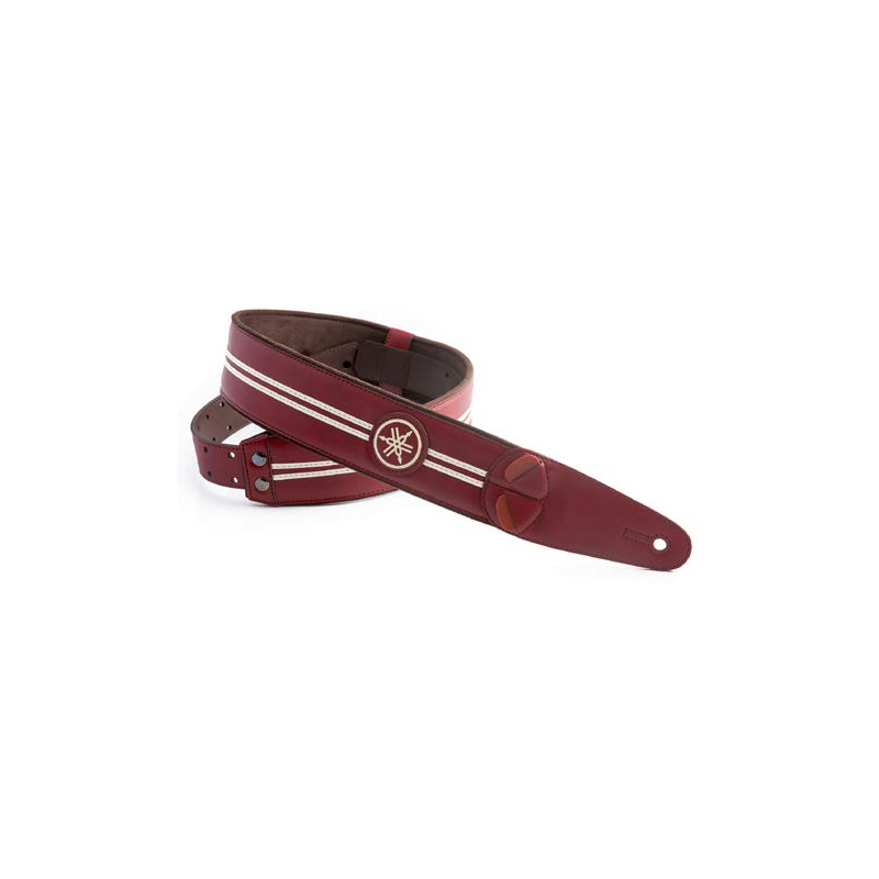 YAMAHA RACE RED TRACOLLA IN PELLE COLORE ROSSO PER CHITARRA E BASSO