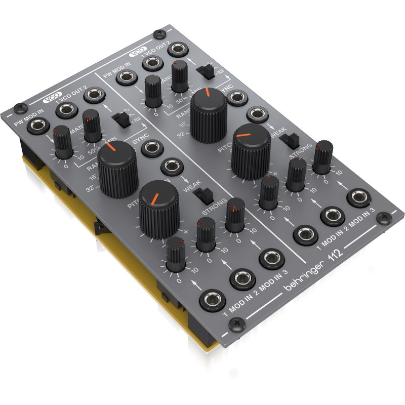 BEHRINGER 112 DUAL VCO MODULO EURORACK SYSTEM 100 DUE OSCILLATORI 18 CONTROLLI