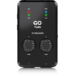 TC HELICON GO TWIN INTERFACCIA AUDIO MIDI DISPOSITIVI MOBILI 2 CANALI ALTA DEFINIZIONE