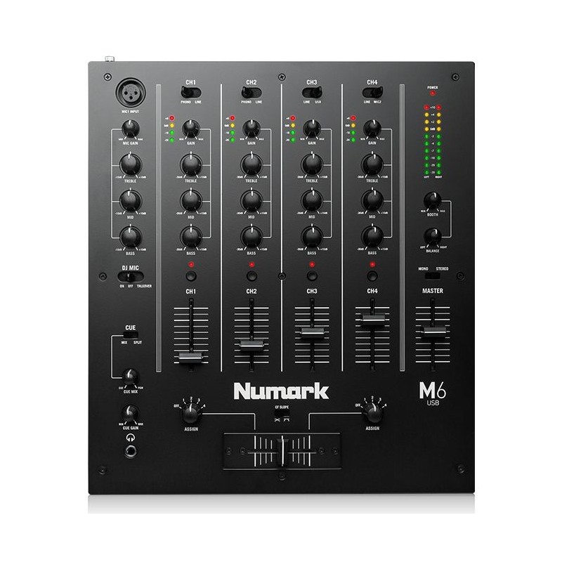 NUMARK M6 USB BLACK MIXER USB 4 CANALI PER DJ