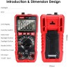TASI TA801C MULTIMETRO DIGITALE AUTOMATICO LCD TESTER NCV TENSIONE CORRENTE ELETTRICA AC/DC