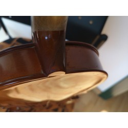 VIOLINO ELETTRICO 4/4 MADE IN EUROPE TOP ABETE MASSELLO ELETTRIFICATO PIOLI TASTIERA MENTONIERA ACERO + CASE + ARCHETTO USATO
