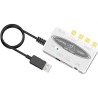 BEHRINGER UCA202 U-CONTROL INTERFACCIA AUDIO USB SILVER 48KHZ PC MAC + USCITA OTTICA S/PDIF + SOFTWARE