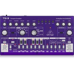 BEHRINGER TD-3 GP VIOLA SINTETIZZATORE ANALOGICO DI BASSI CON STEP SEQUENCER ARPEGGIATORE E FILTRO RISONANTE