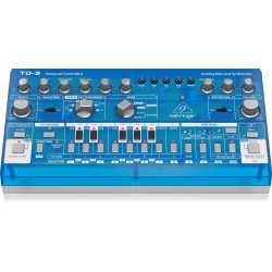 BEHRINGER TD-3 BB CELESTE SINTETIZZATORE ANALOGICO DI BASSI CON STEP SEQUENCER ARPEGGIATORE E FILTRO RISONANTE