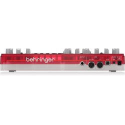 BEHRINGER TD-3 SB ROSSO SINTETIZZATORE ANALOGICO DI BASSI CON STEP SEQUENCER ARPEGGIATORE E FILTRO RISONANTE