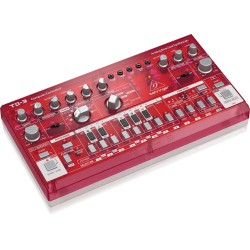 BEHRINGER TD-3 SB ROSSO SINTETIZZATORE ANALOGICO DI BASSI CON STEP SEQUENCER ARPEGGIATORE E FILTRO RISONANTE