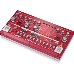 BEHRINGER TD-3 SB ROSSO SINTETIZZATORE ANALOGICO DI BASSI CON STEP SEQUENCER ARPEGGIATORE E FILTRO RISONANTE