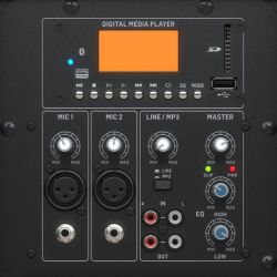 BEHRINGER PK115A CASSA ATTIVA 800W WOOFER 15" MIXER E PLAYER USB SD BLUETOOTH