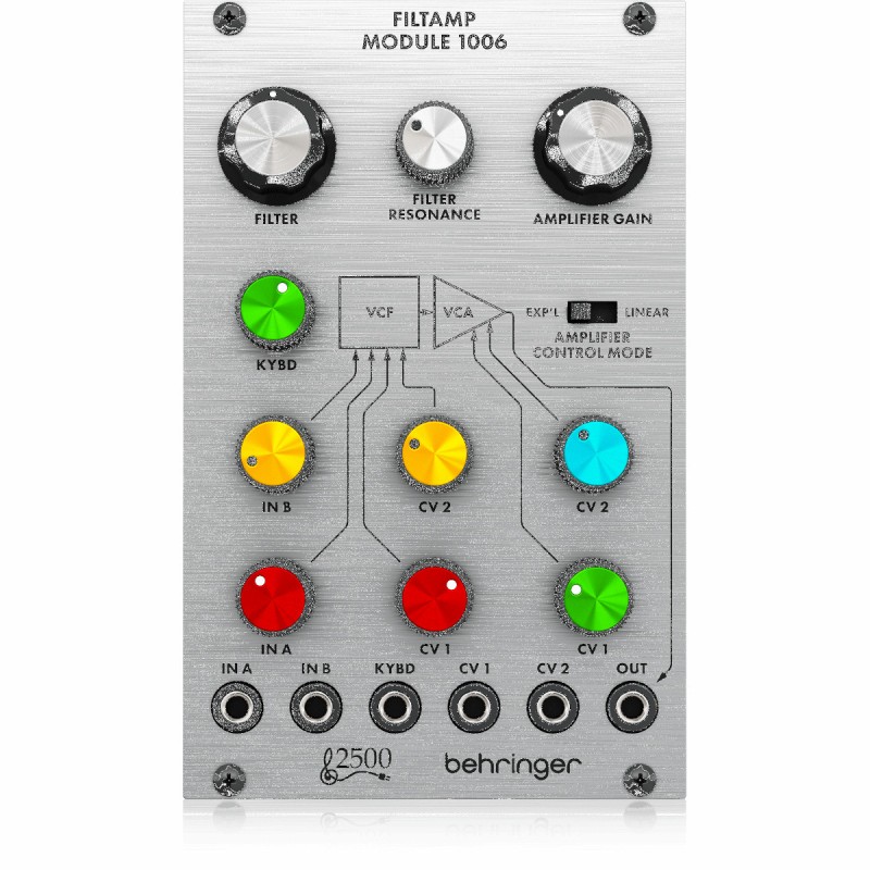 BEHRINGER 1006 FILTAMP MODULE EURORACK 2500 SERIES