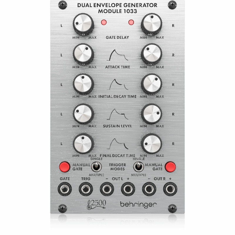 BEHRINGER 1033 DUAL ENVELOPE GENERATOR MODULE EURORACK 2500 SERIES