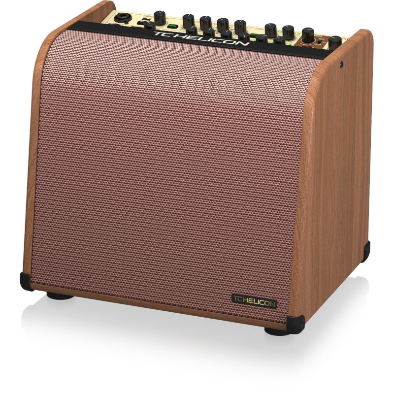TC HELICON HARMONY V60 AMPLIFICATORE PER CHITARRA ACUSTICA 2 CANALI 60 WATT CON PROCESSORE VOCALE ED EFFETTI