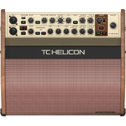 TC HELICON HARMONY V60 AMPLIFICATORE PER CHITARRA ACUSTICA 2 CANALI 60 WATT CON PROCESSORE VOCALE ED EFFETTI