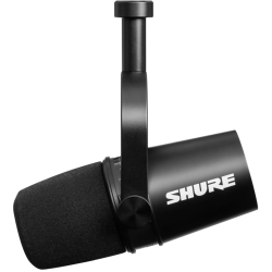 SHURE MV7-K BLACK MICROFONO DINAMICO PODCAST XLR MICRO-USB USCITA CUFFIA COLORE NERO