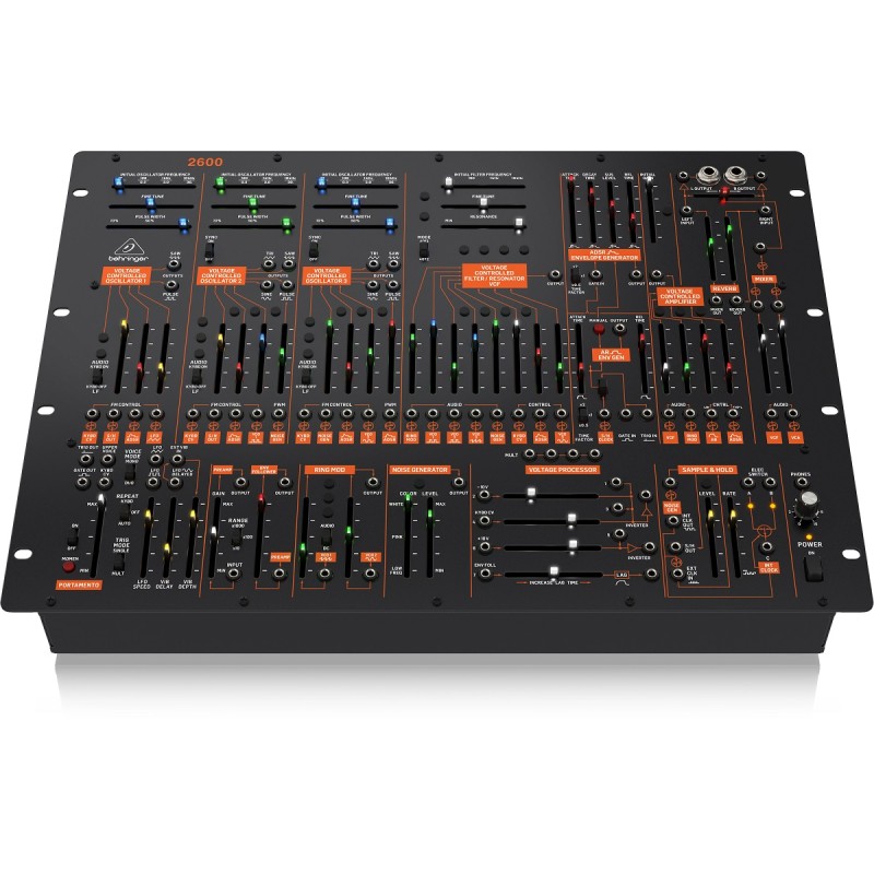 BEHRINGER 2600 SINTETIZZATORE DESKTOP ANALOGICO SEMI-MODULARE 3 VCO / VCF MULTI-MODALE