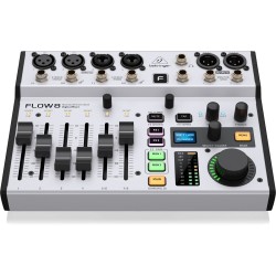 BEHRINGER FLOW 8 MIXER DIGITALE 8 INGRESSI AUDIO BLUETOOTH CONTROLLO APP 2 PROCESSORI EFFETTI USB