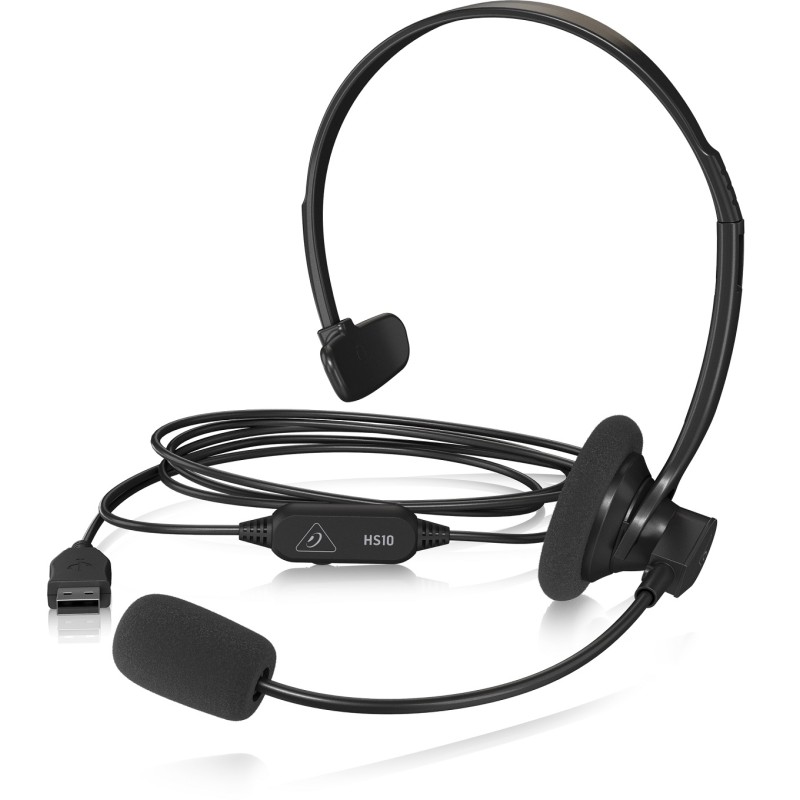 BEHRINGER HS10 CUFFIA MONOAURALE USB CON MICROFONO