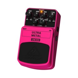 BEHRINGER UM300 ULTRA METAL PEDALE EFFETTO DISTORSORE TAGLIO MEDI MID FREQ PER CHITARRA ELETTRICA